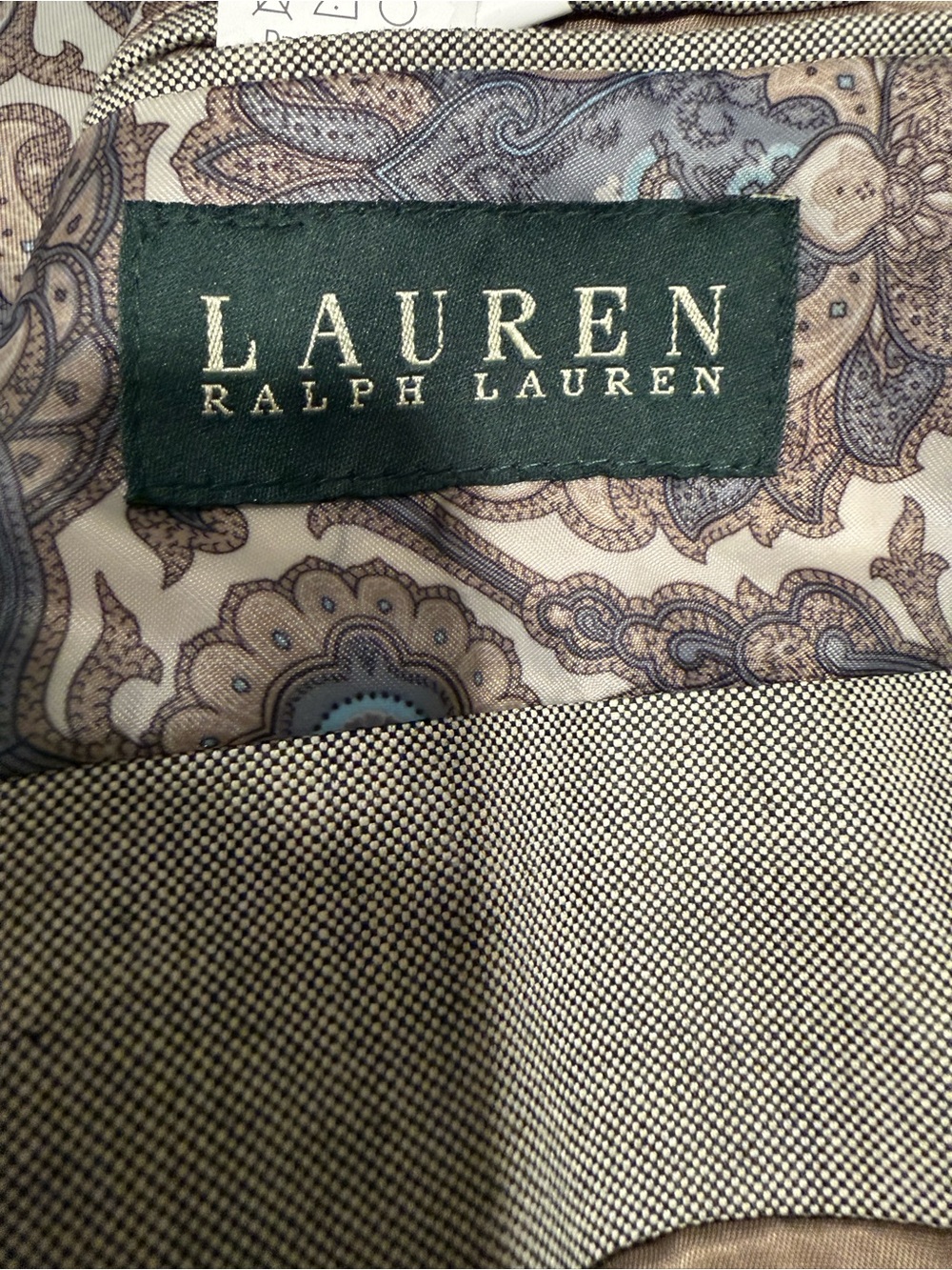 Light GrayTextured Blazer with Notch Lapel - Picture 2 of 2